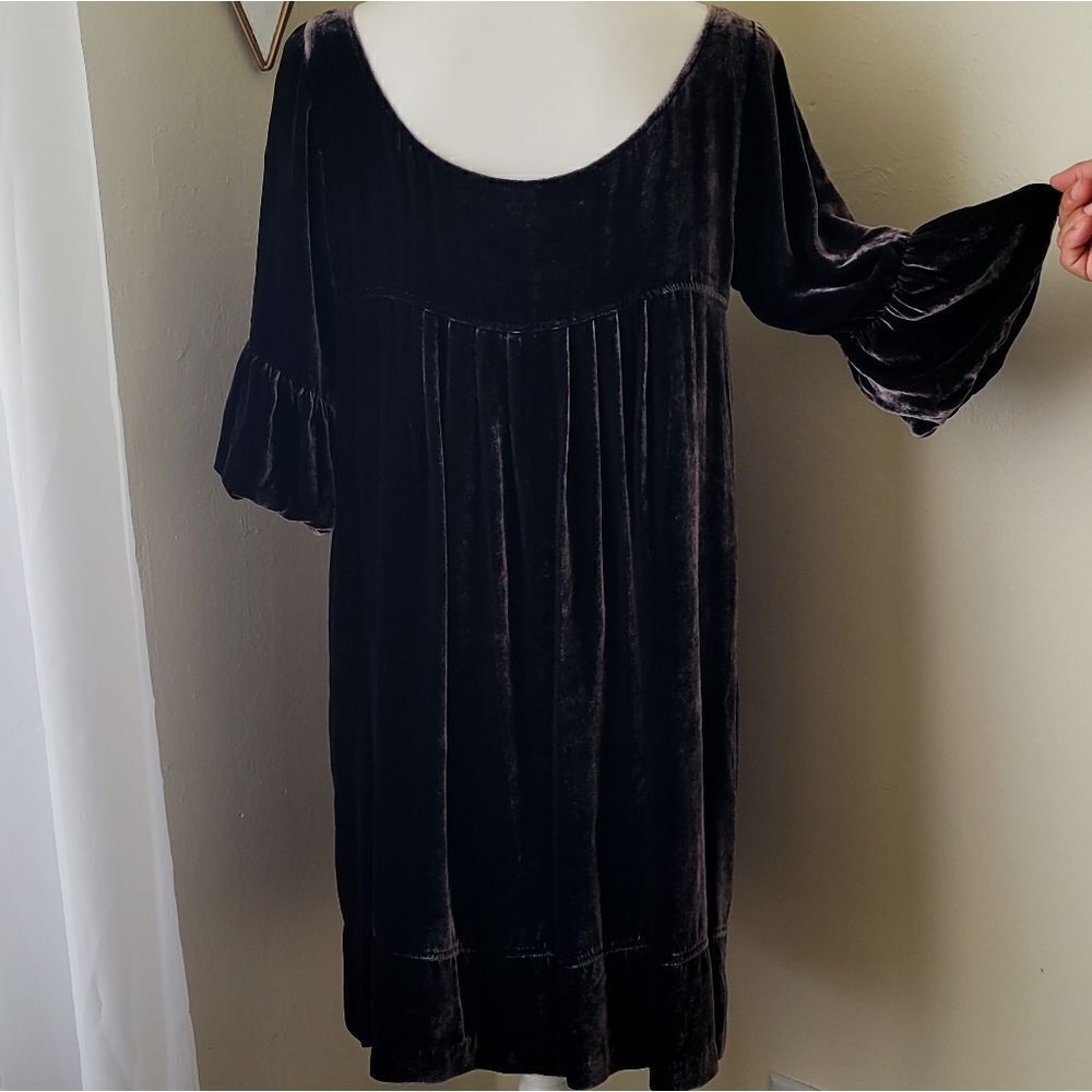 See by Chloe brown velvet dress - Picture 6 of 7